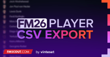FM26 Player Export v5.1 — How to Export Data to CSV and HTML