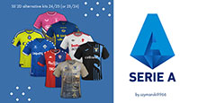Italian Serie A Alternative 2D & 3D Kits 2024/25