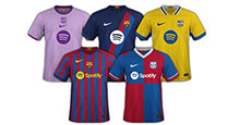 FC Barcelona Alternative 2D & 3D Kits (x17!)