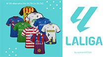 Spanish La Liga 2 Alternative 2D & 3D Kits 2024/25
