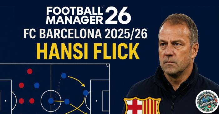 Football Manager 2026 Tactics - Hansi Flick 4-3-3 Barcelona 2025/26