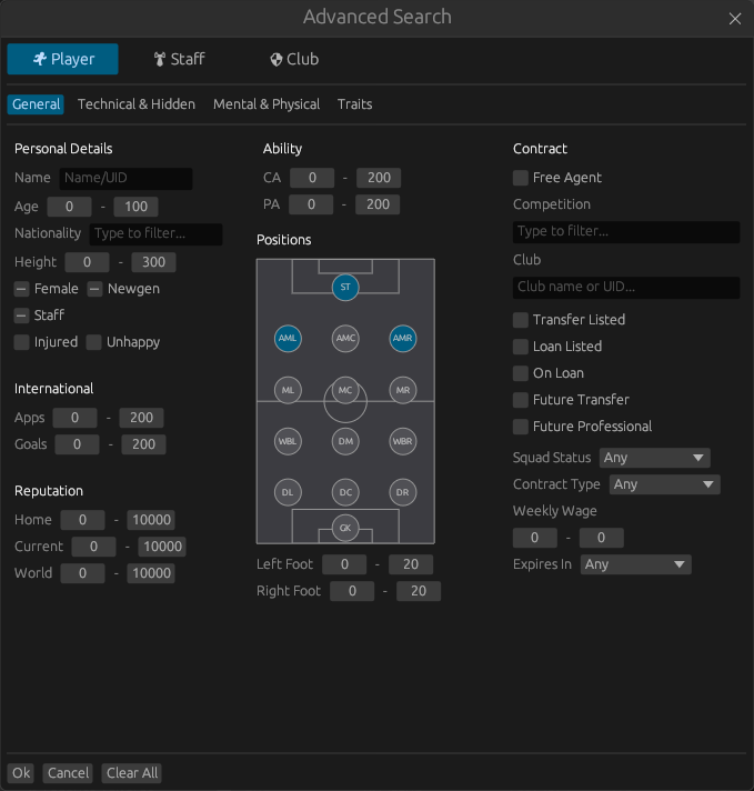 FMLE Advanced Search
