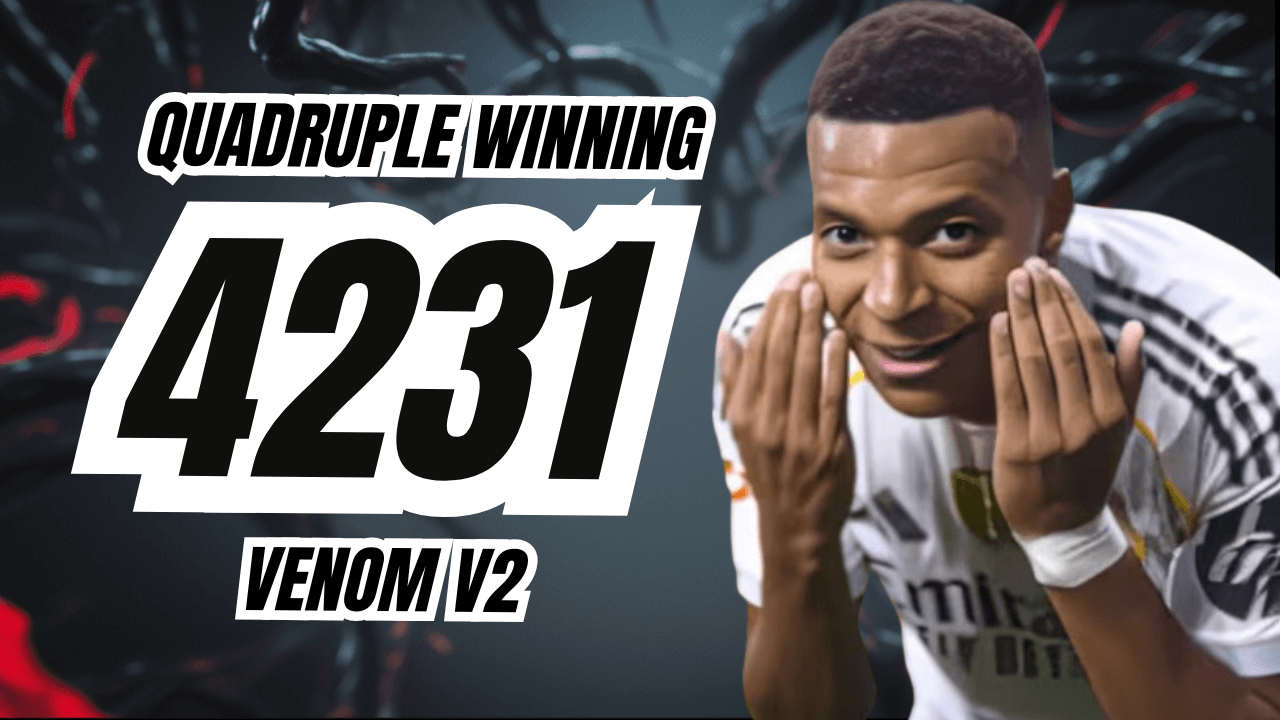Football Manager 2024 Tactics - GYR - QUADRUPLE WINNING 4231! 100+ Goals!