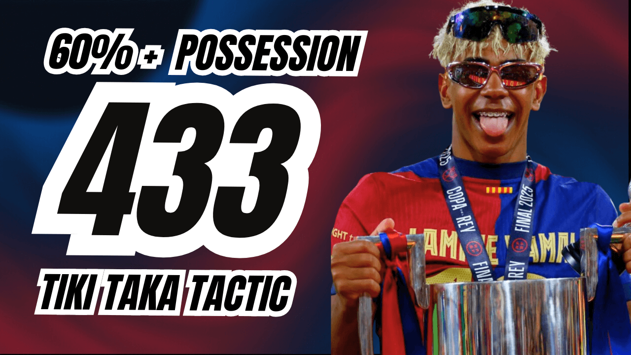 GYR - 433 - 60%+ POSSESSION QUADRUPLE WINNING TACTIC